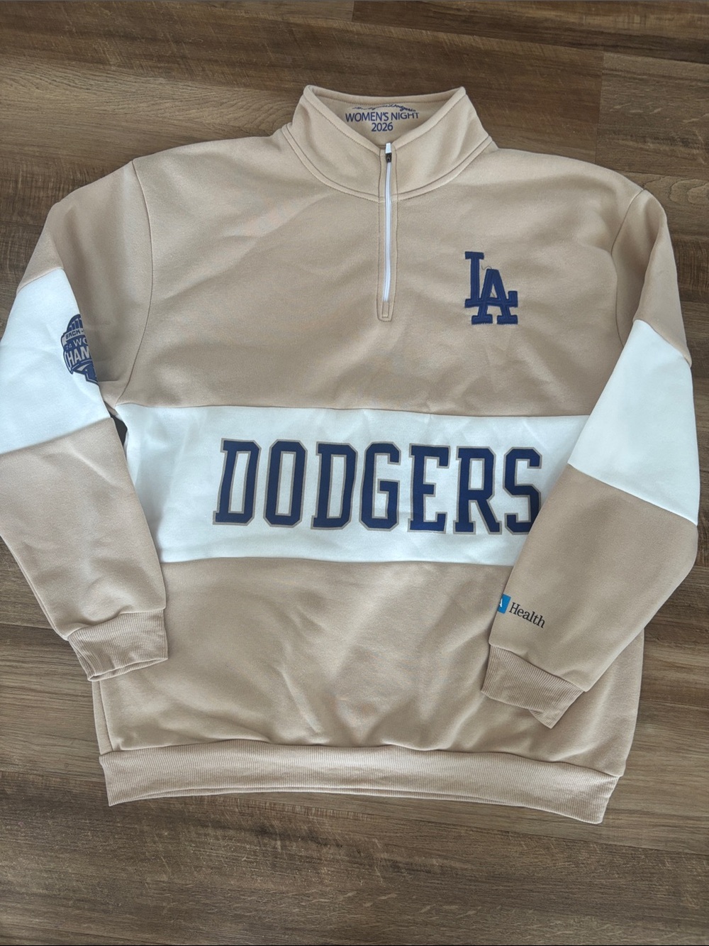 Dodgers women’s night 1/4 zip